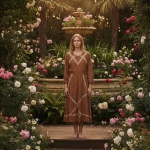 FUNKTIONAL Anthropologie silk dress